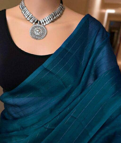 Shree Gullak Silk Georgette Printed Saree With Stitched Blouse ( Mint Green ) - Sarees | Buy online on ZillyBuy
