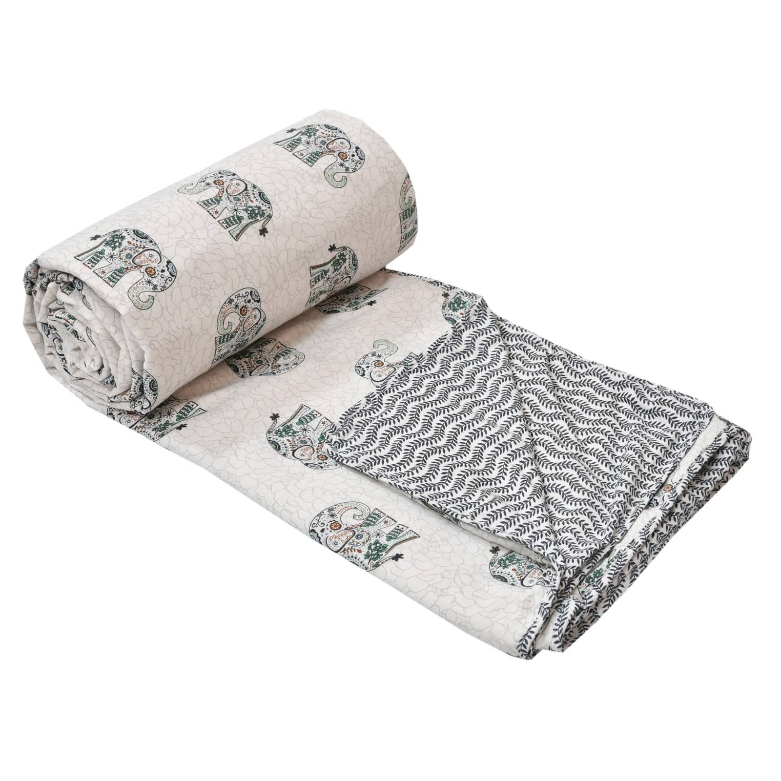     			Shubastik Cotton Printed Single Bed Dohar - Multi ( )