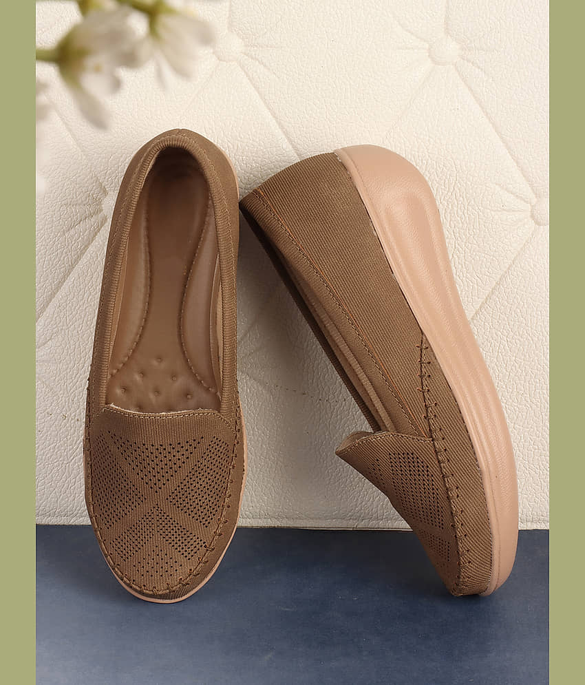 Sneakersvilla Brown Women's Loafers - Casual Shoes | Buy online on ZillyBuy