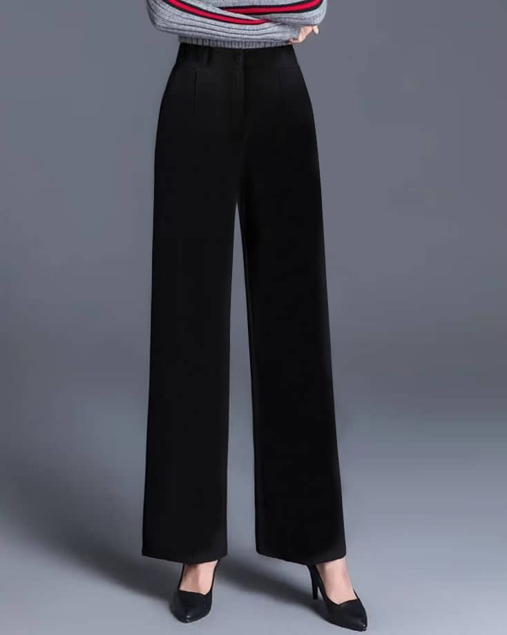TOOCHKI Women Lycra Formal Trousers ( Black ) - Trousers | Buy online on ZillyBuy