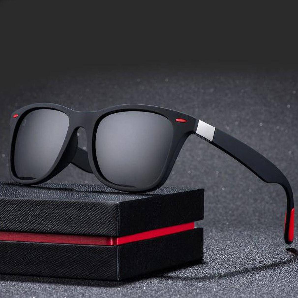     			Tanisha Black Square Sunglasses ( Pack of 1 )
