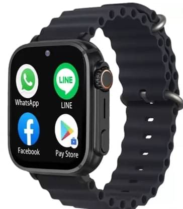     			Truetag AMOLED BT Calling Smart Watch with Rubber Strap Upto 1-2 days Backup ( Black )
