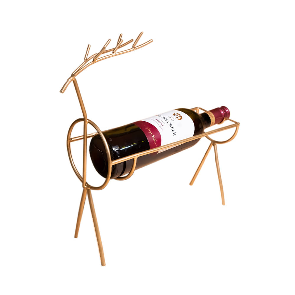     			Urbanfix Iron Table Top Wine Holder