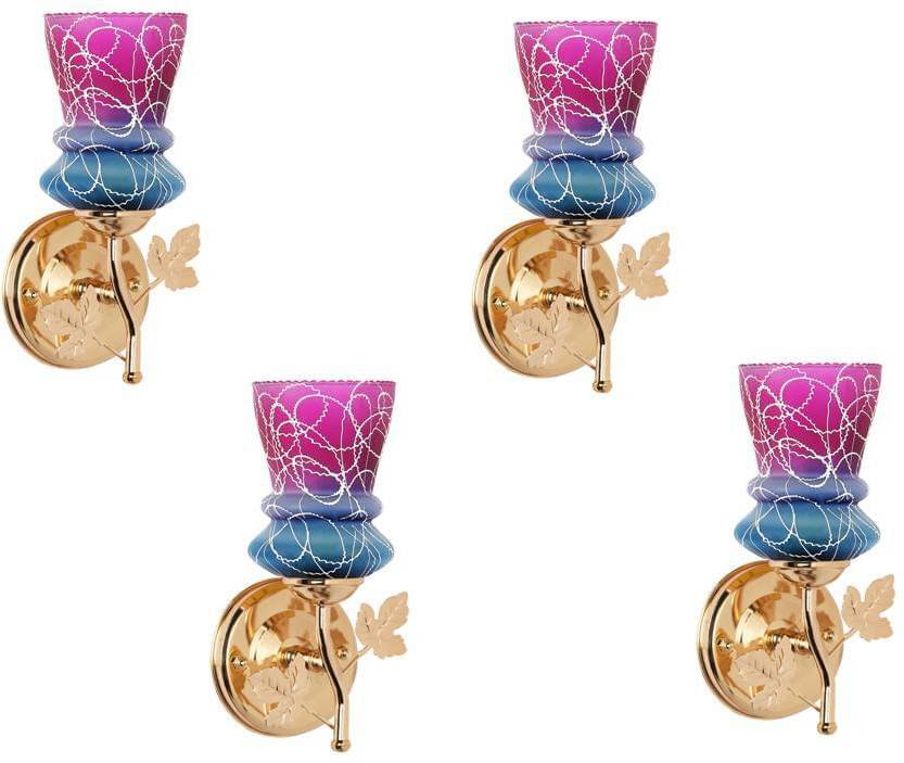     			VAGalleryKing Blue Up Light Wall Lamp ( Pack of 4 )