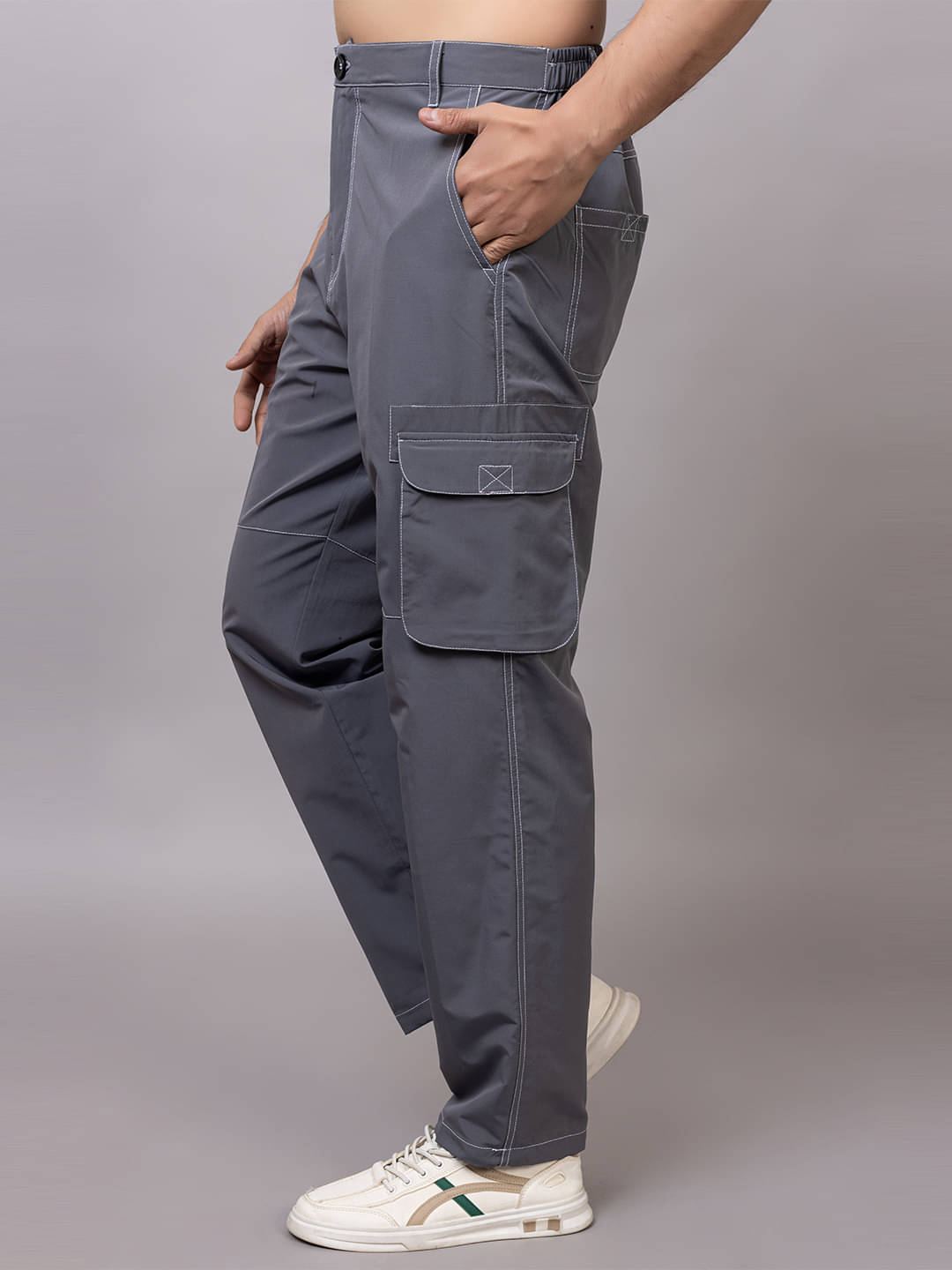     			YHA Stone Grey Polyester Men's Sports Trackpants ( Pack of 1 )