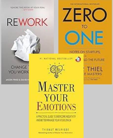     			Zero To One + Rework + Master Yours Emotions