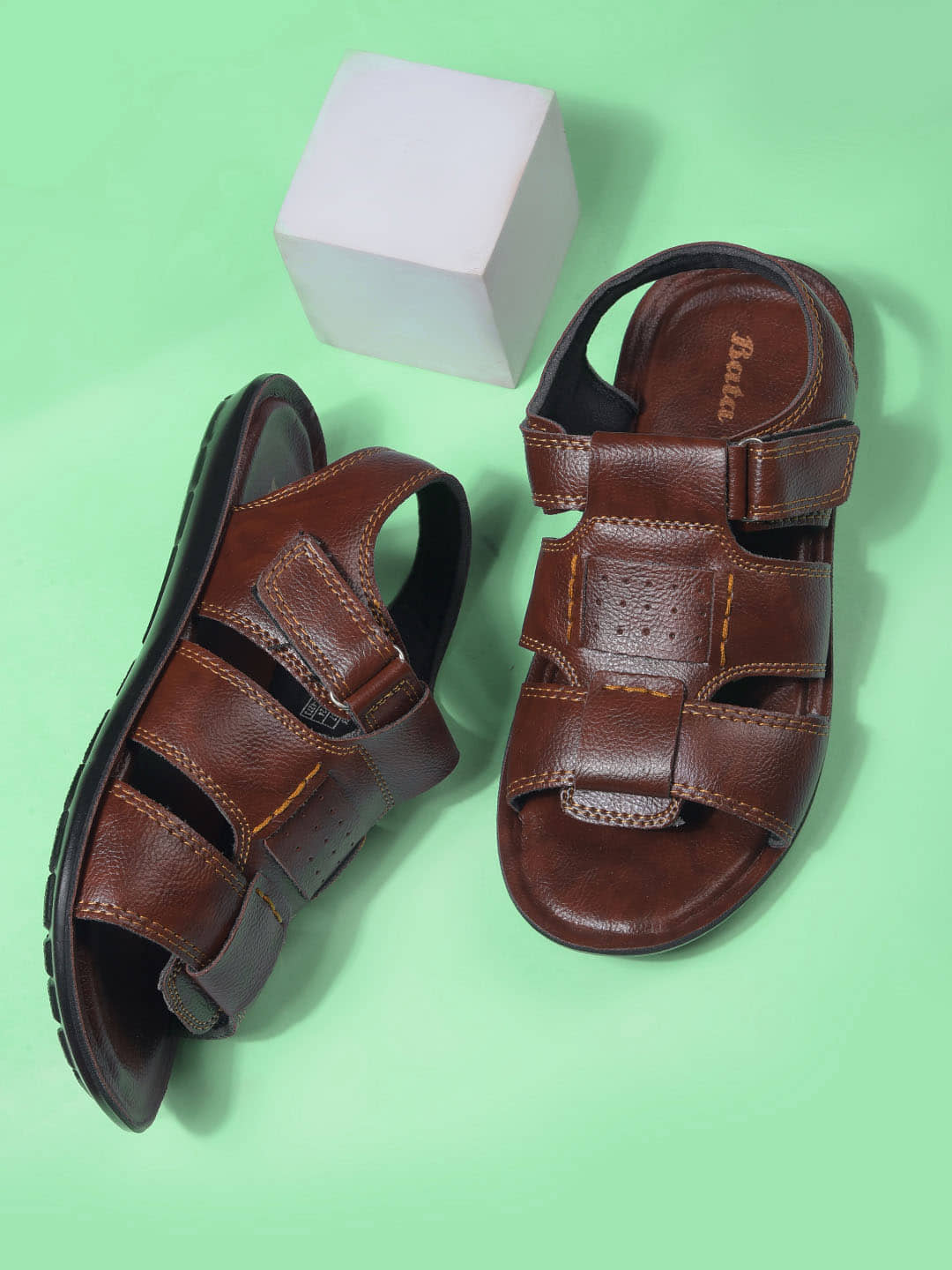 Bata - Brown Men's Sandals