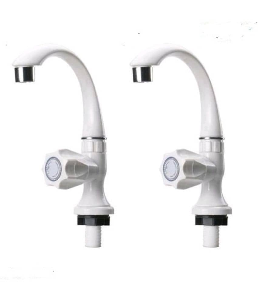 Bathfax Plastic (ABS) Wash Basin Tap (Pillar Cock)