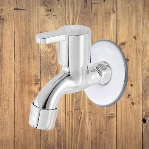 Bathfax Steel Bathroom Tap (Bib Cock)