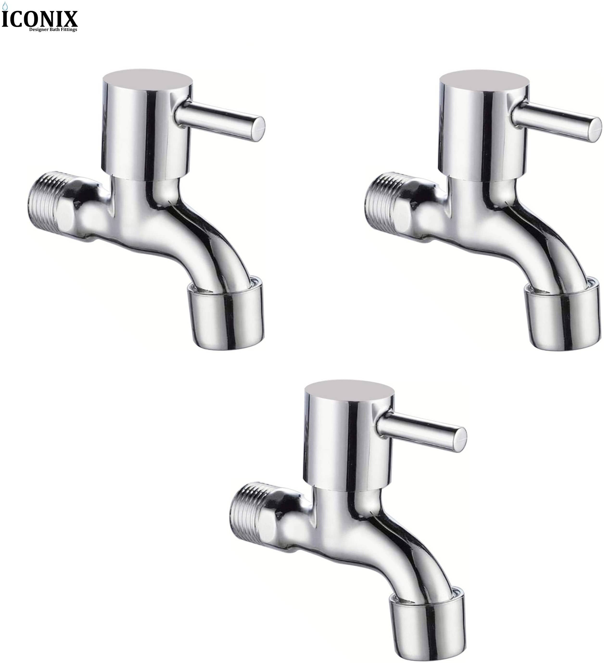 Bathfax Steel Bathroom Tap (Bib Cock)