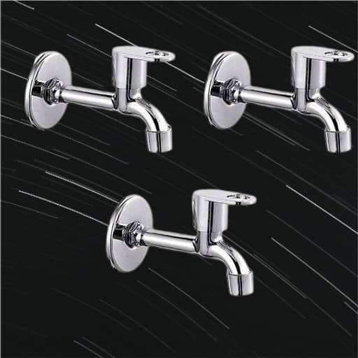 Bathfax Steel Bathroom Tap (Bib Cock)