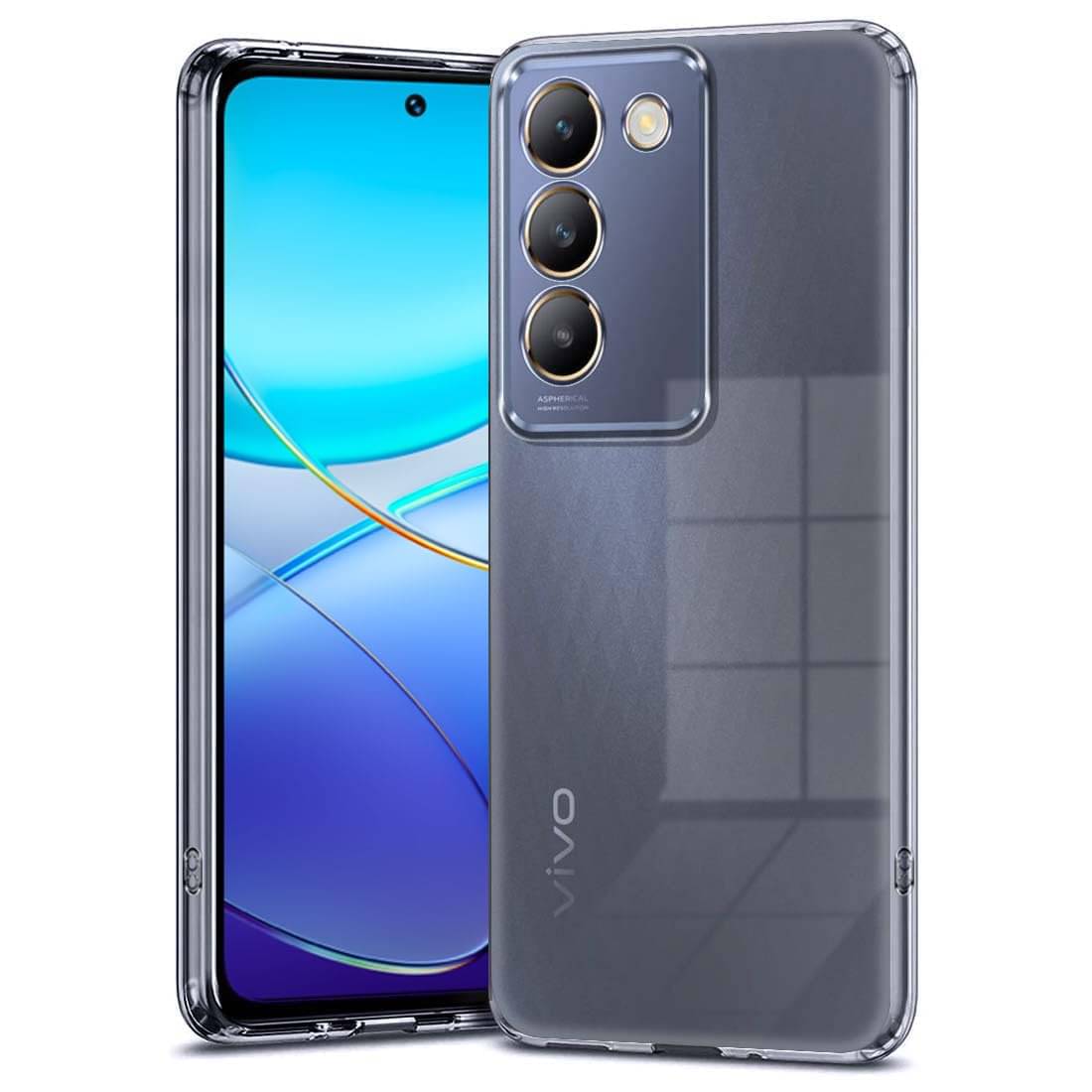 Bright Traders Plain Cases Compatible For Silicon VIVO Y200E 5G ( ) Bright Traders Plain Cases Compatible For Silicon VIVO Y200E 5G ( )