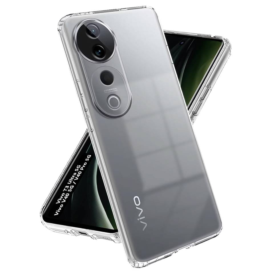     			Bright Traders Plain Cases Compatible For Silicon VIVO V40 5G ( )