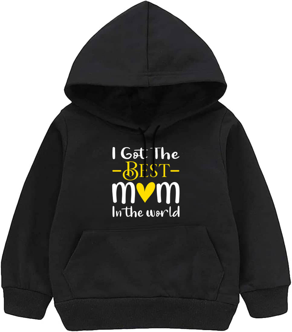 COOLTEES4U Pack of 1 Boys Fleece Sweater ( Black )