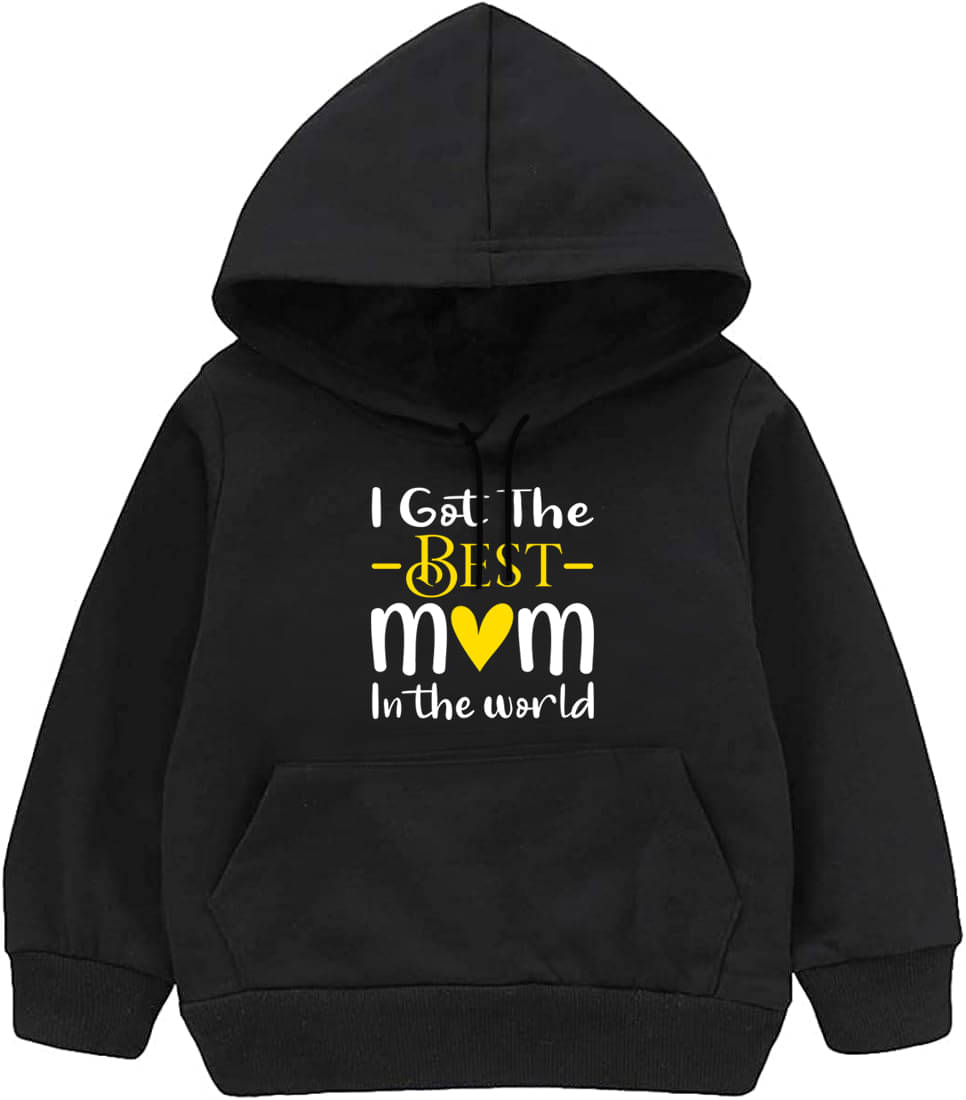     			COOLTEES4U Pack of 1 Boys Fleece Sweater ( Black )