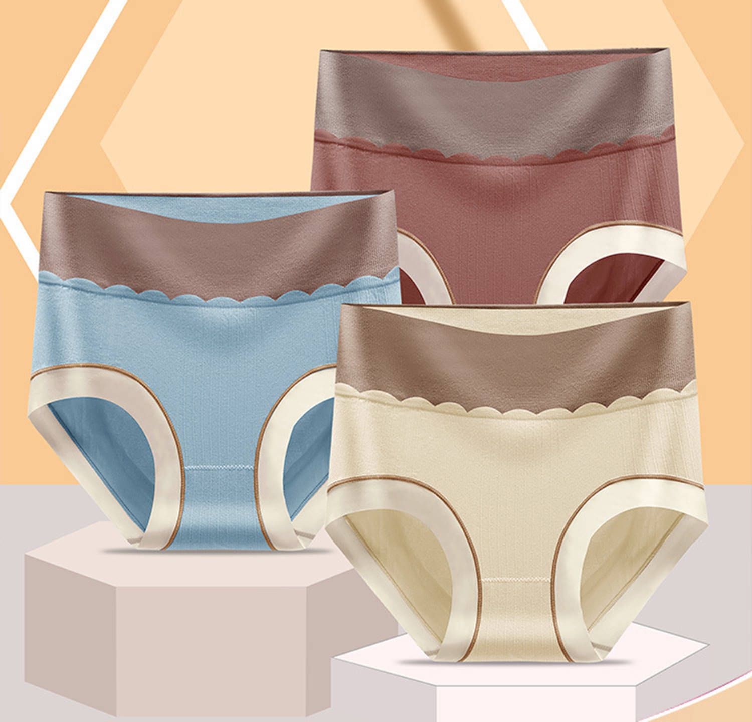 Flenzy Pack of 3 Nylon Hipster For Women ( Multicolor5 )     			Flenzy Pack of 3 Nylon Hipster For Women ( Multicolor5 )