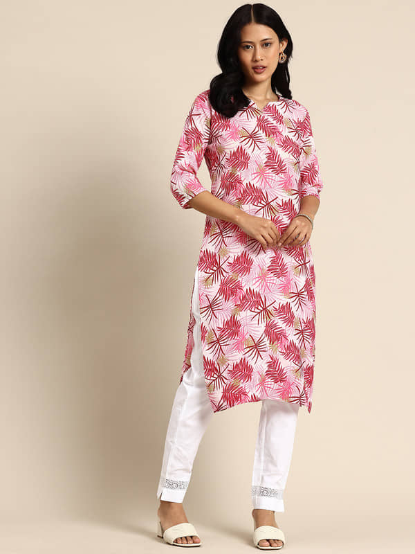 KETAKI FASHION Pack of 1 Crepe Printed Straight Women's Kurti - ( Multicolor ) - Kurtis, Tunics | Buy online on ZillyBuy