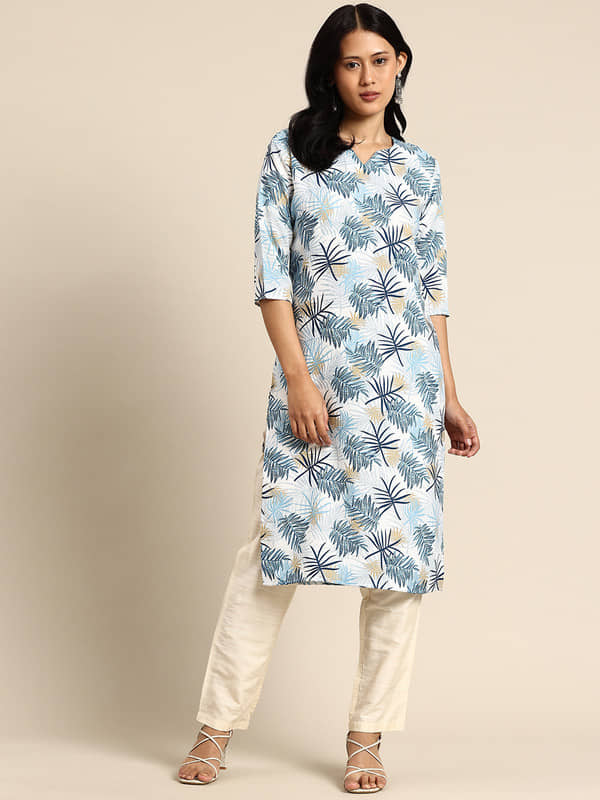 KETAKI FASHION Pack of 1 Crepe Printed Straight Women's Kurti - ( Multicolor ) - Kurtis, Tunics | Buy online on ZillyBuy