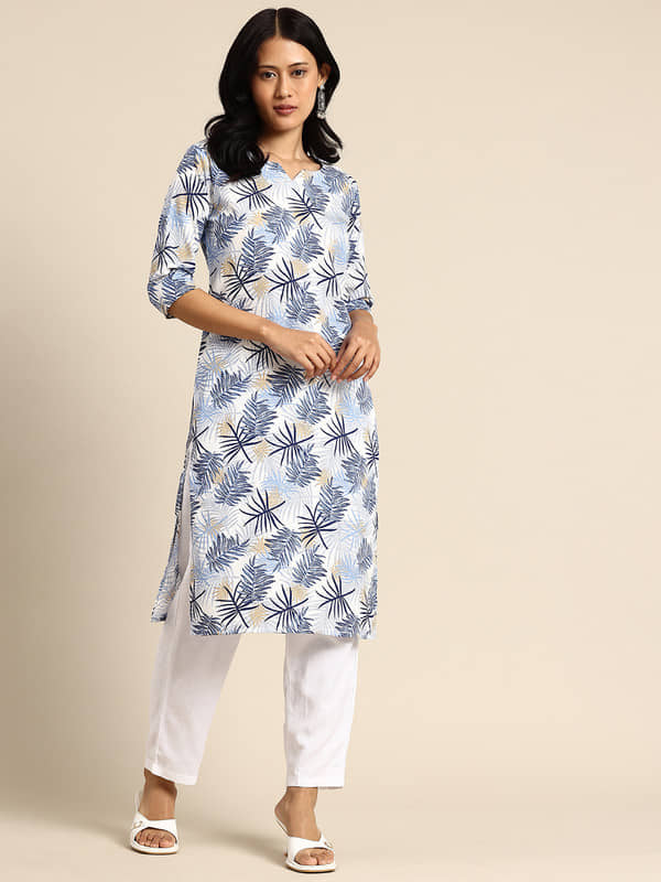 KETAKI FASHION Pack of 1 Crepe Printed Straight Women's Kurti - ( Multicolor ) - Kurtis, Tunics | Buy online on ZillyBuy