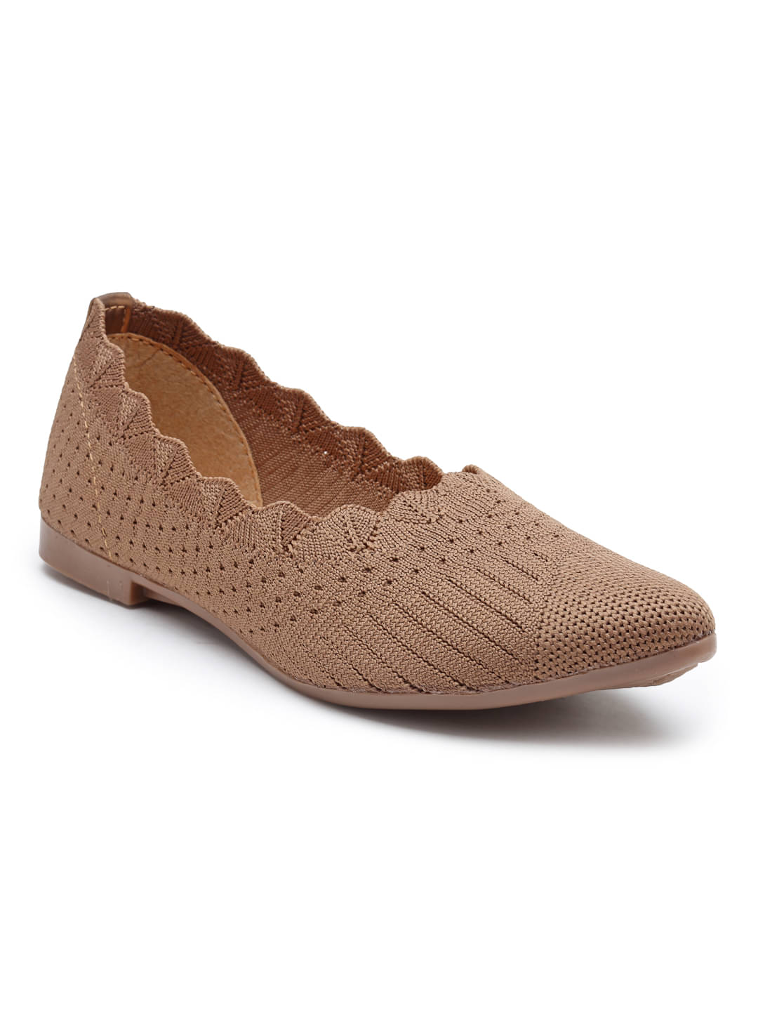     			Sneakersvilla Beige Women's Casual Ballerinas