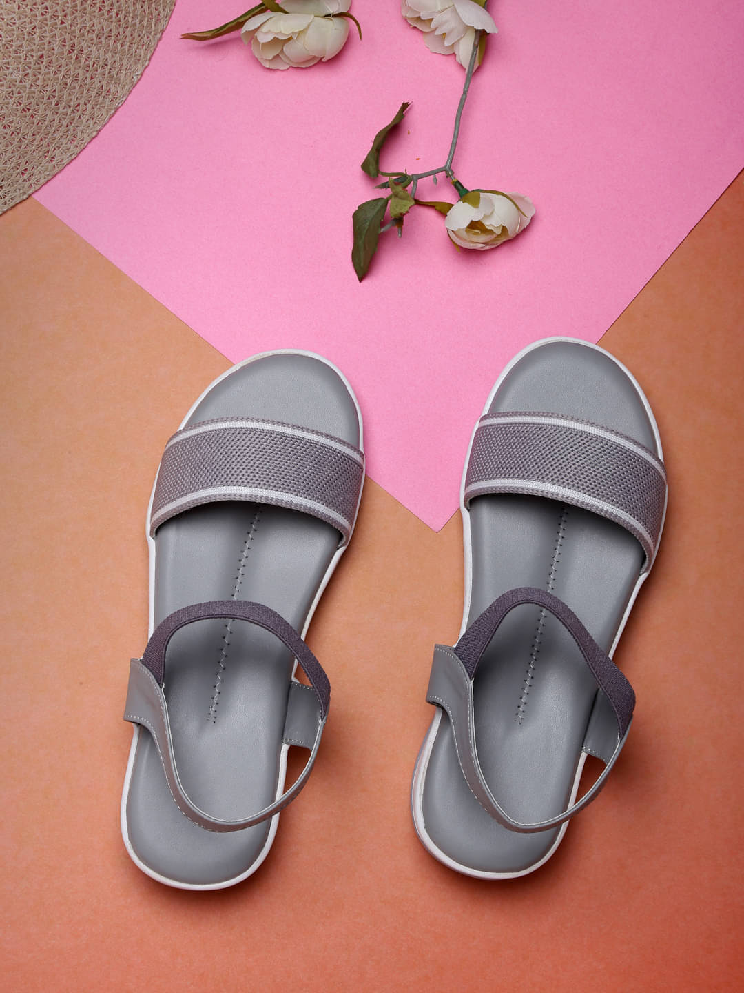 Sneakersvilla Gray Women's Flats Sneakersvilla Gray Women's Flats