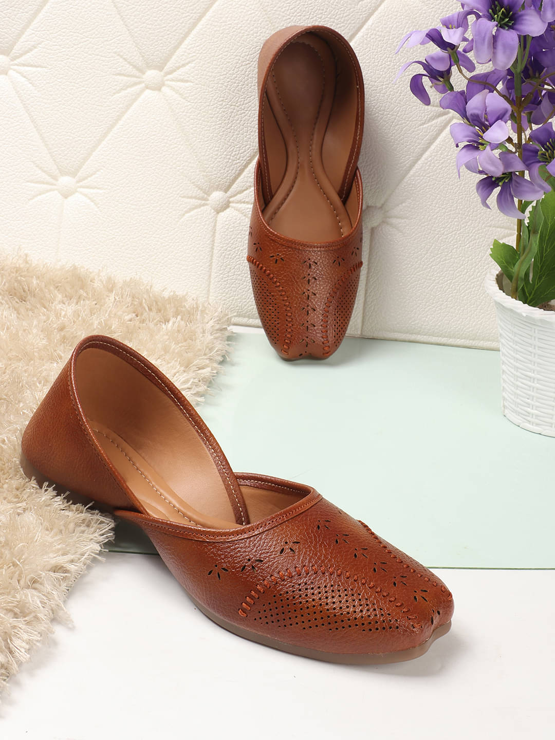 Sneakersvilla Tan Women's Casual Ballerinas Sneakersvilla Tan Women's Casual Ballerinas