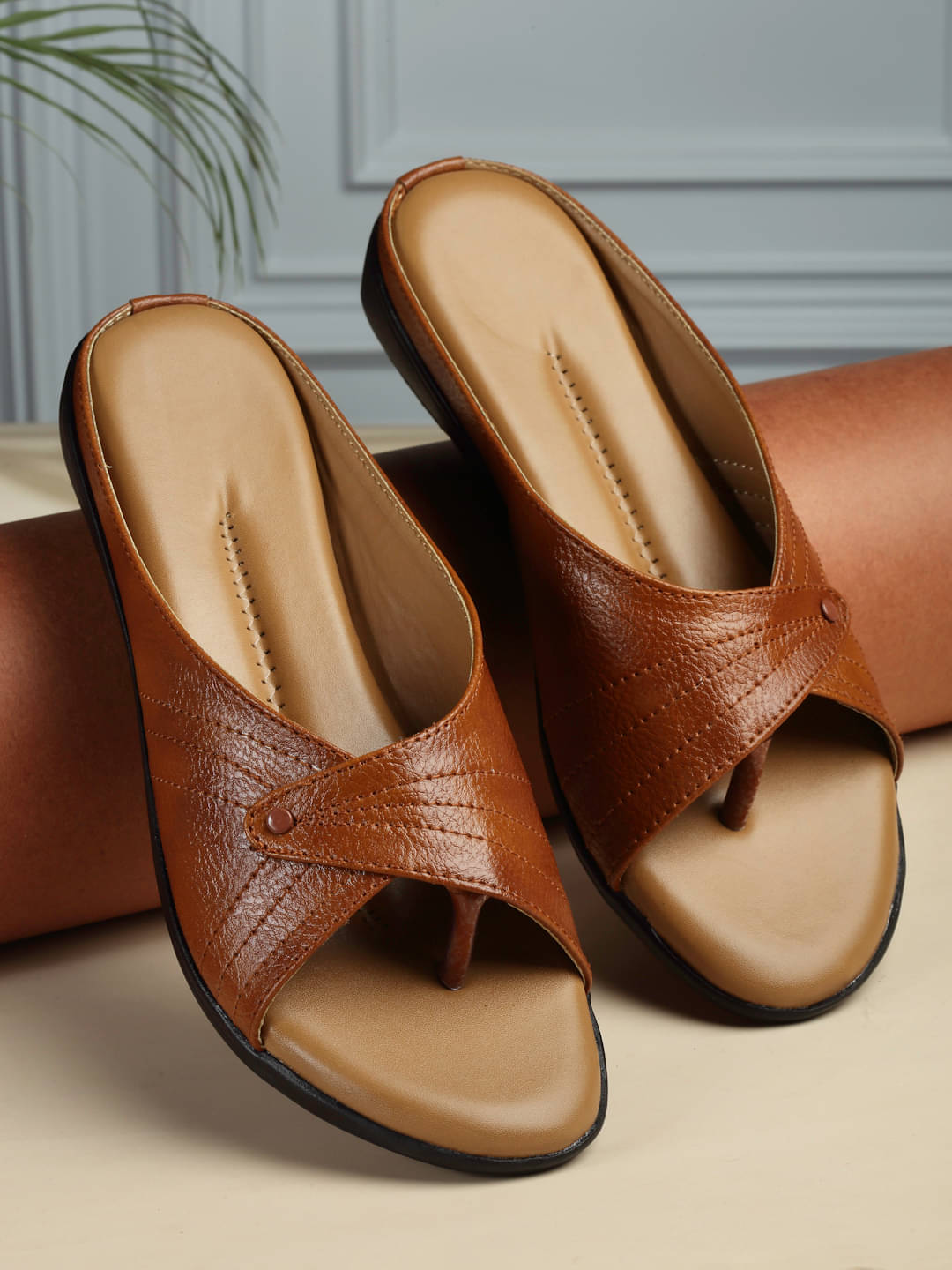 Sneakersvilla Tan Women's Flats     			Sneakersvilla Tan Women's Flats