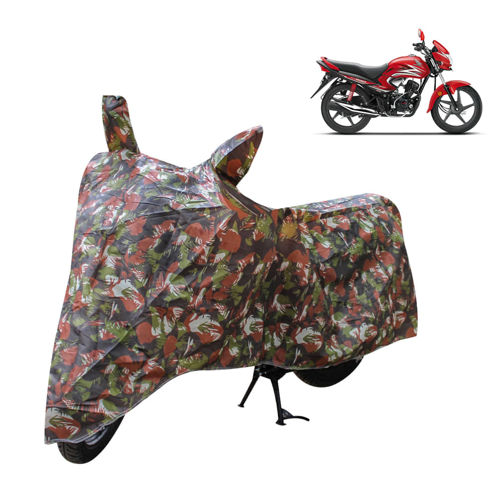 AutoRetail Bike Body Cover for Honda CD 110 Dream ( Pack of 1 ) , Jungle AutoRetail Bike Body Cover for Honda CD 110 Dream ( Pack of 1 ) , Jungle