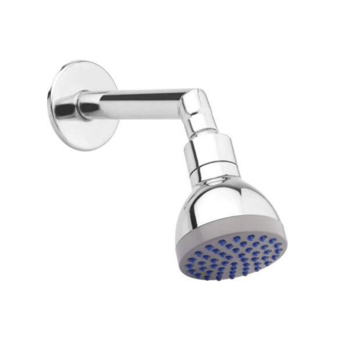 BATHONIX 3"Inch Blue Spark Shower with 7" SS Arm Plastic (ABS) Overhead Shower