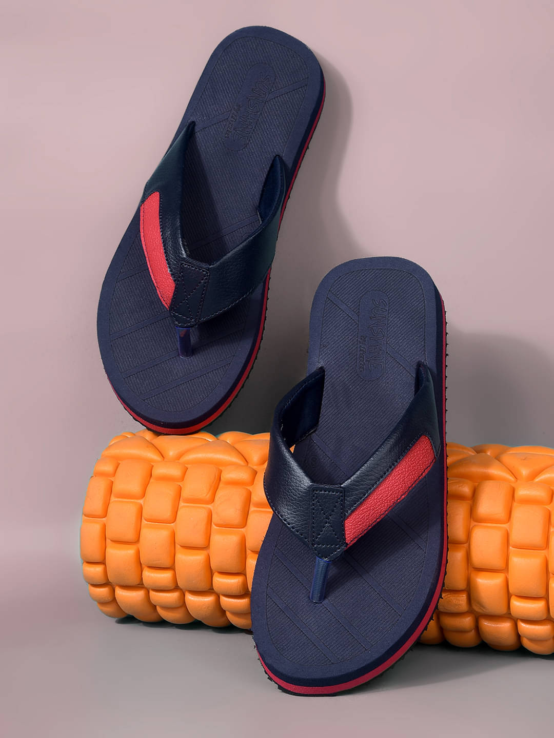     			Bata Sunshine Navy Men's Thong Flip Flop