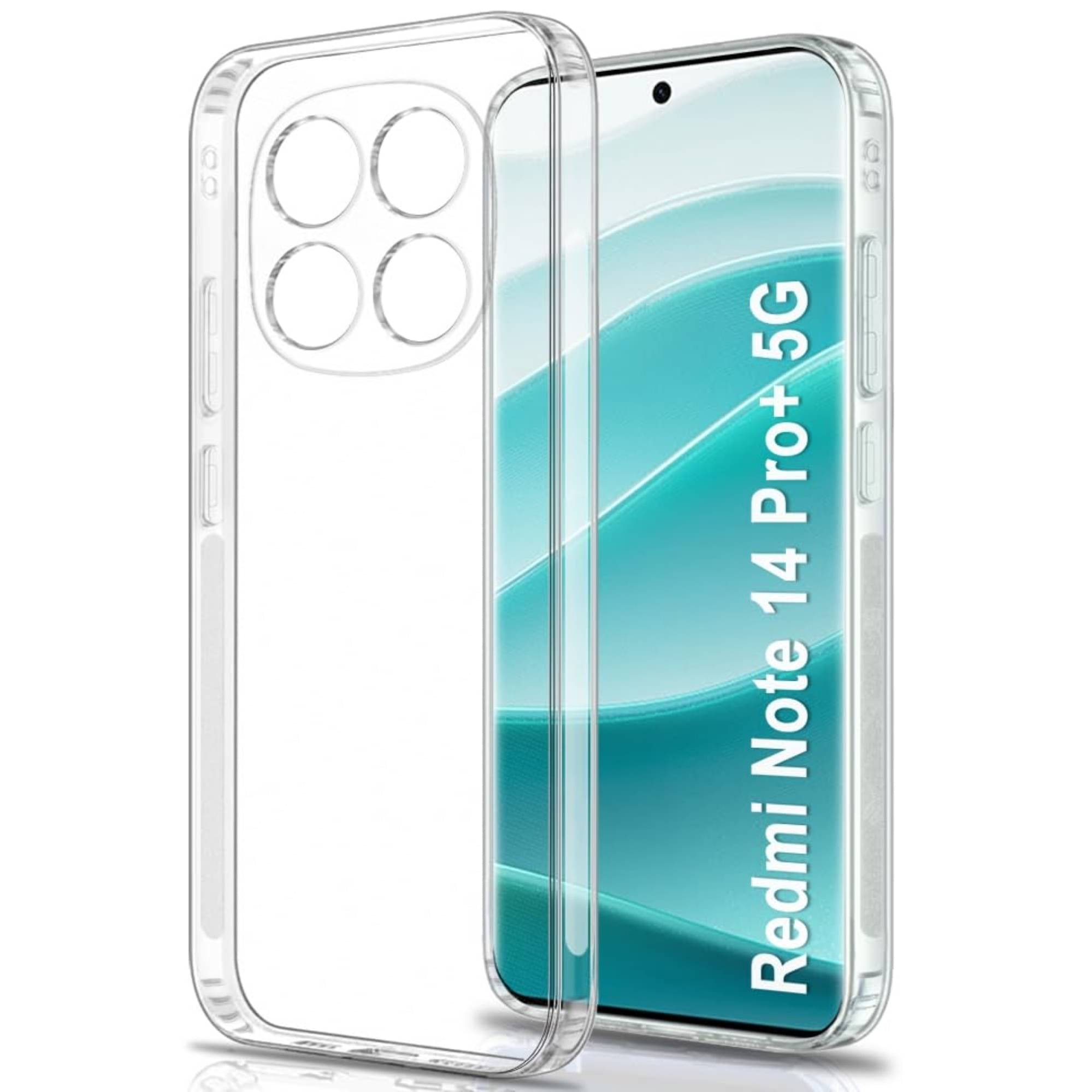     			Case Vault Covers Silicon Soft cases Compatible For Silicon Redmi Note 14 Pro+ 5G ( )