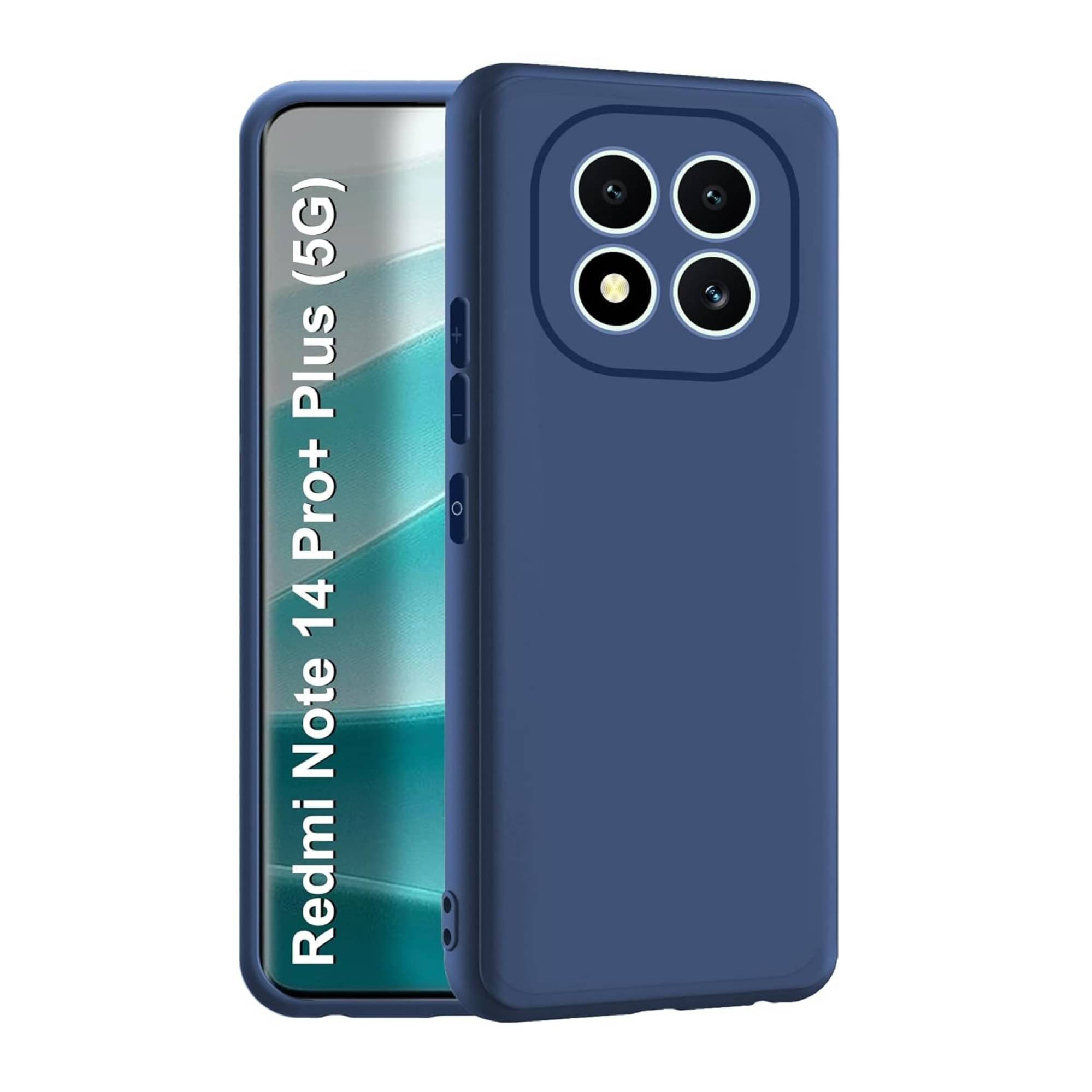     			Case Vault Covers Silicon Soft cases Compatible For Silicon Redmi Note 14 Pro+ 5G ( )