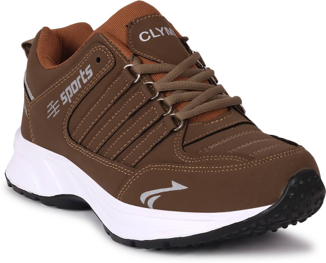 Clymb Brown Men's Sports Running Shoes - Sports Shoes | Buy online on ZillyBuy