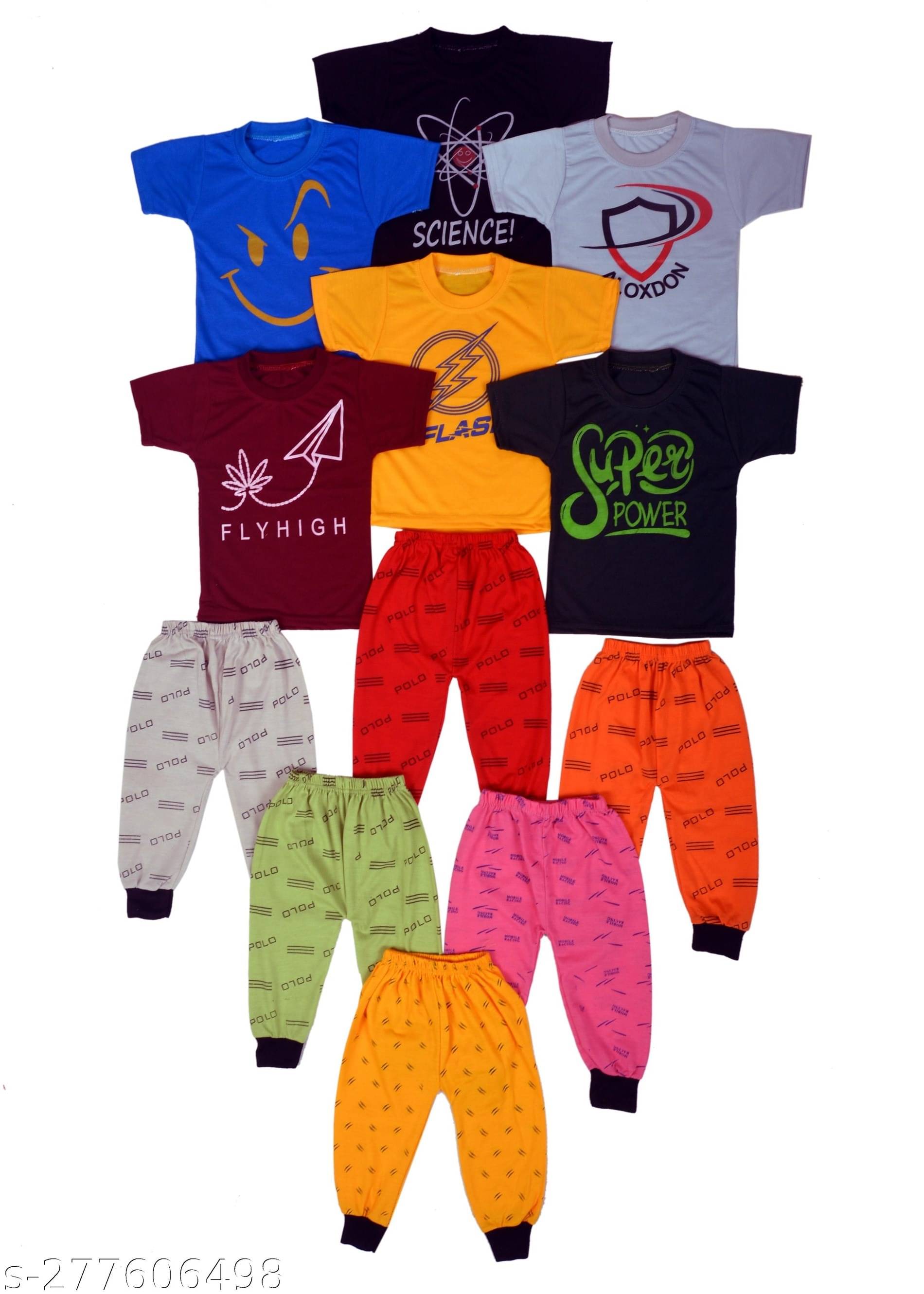 DIAMOND EXPORTER Pack of 6 Baby Boys Cotton Blend Shirt & Pants Set ( Multicolor ) DIAMOND EXPORTER Pack of 6 Baby Boys Cotton Blend Shirt & Pants Set ( Multicolor )