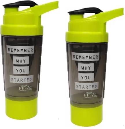     			FitPro Plastic Green 500 mL Shaker ( Pack of 1 )