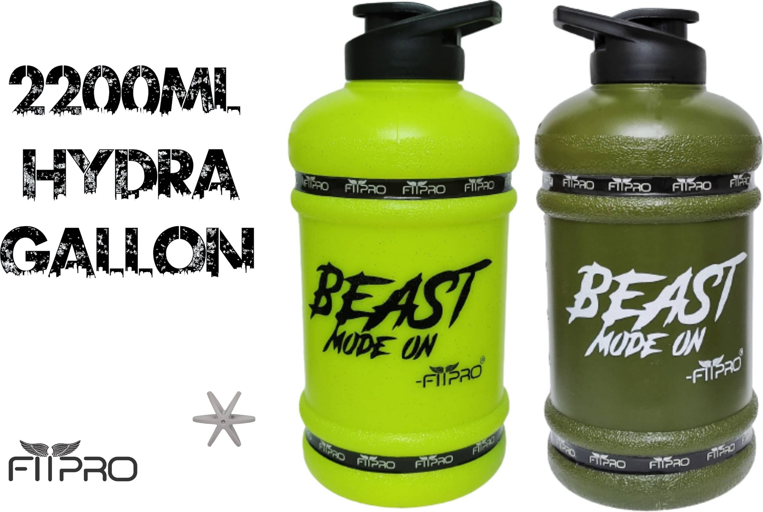     			FitPro Plastic Multicolor 2200 mL Shaker ( Pack of 1 )