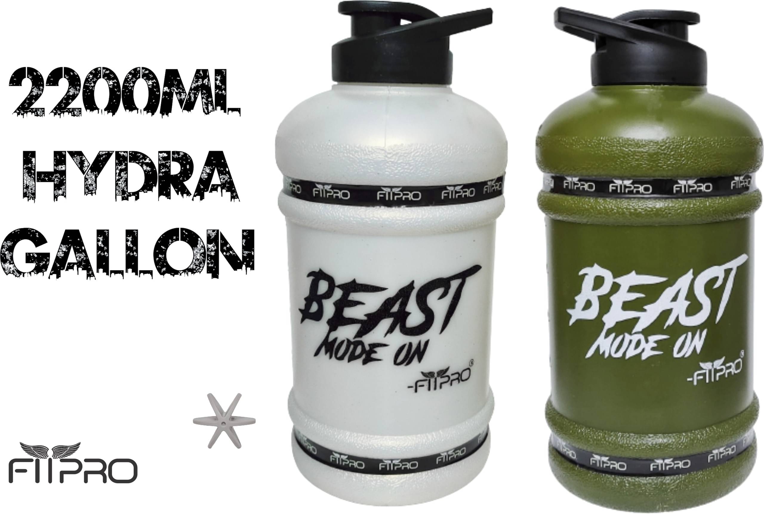     			FitPro Plastic Multicolor 2200 mL Shaker ( Pack of 1 )