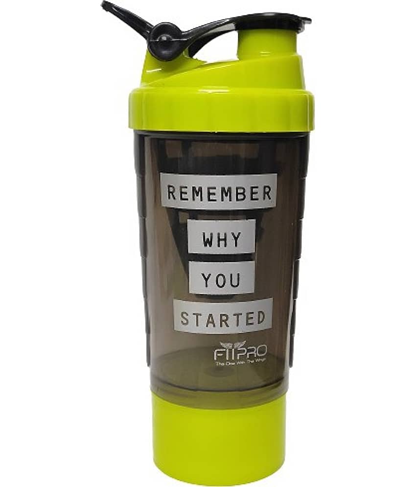 FitPro Plastic Multicolor 500 mL Shaker ( Pack of 1 ) - Sports and Fitness Equipment | Buy online on ZillyBuy