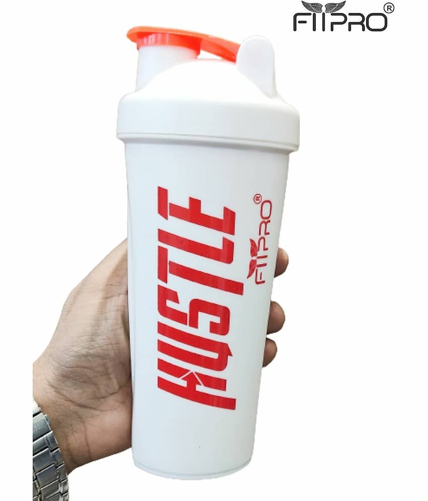 FitPro Plastic White 700 mL Shaker ( Pack of 1 ) - Sports and Fitness Equipment | Buy online on ZillyBuy