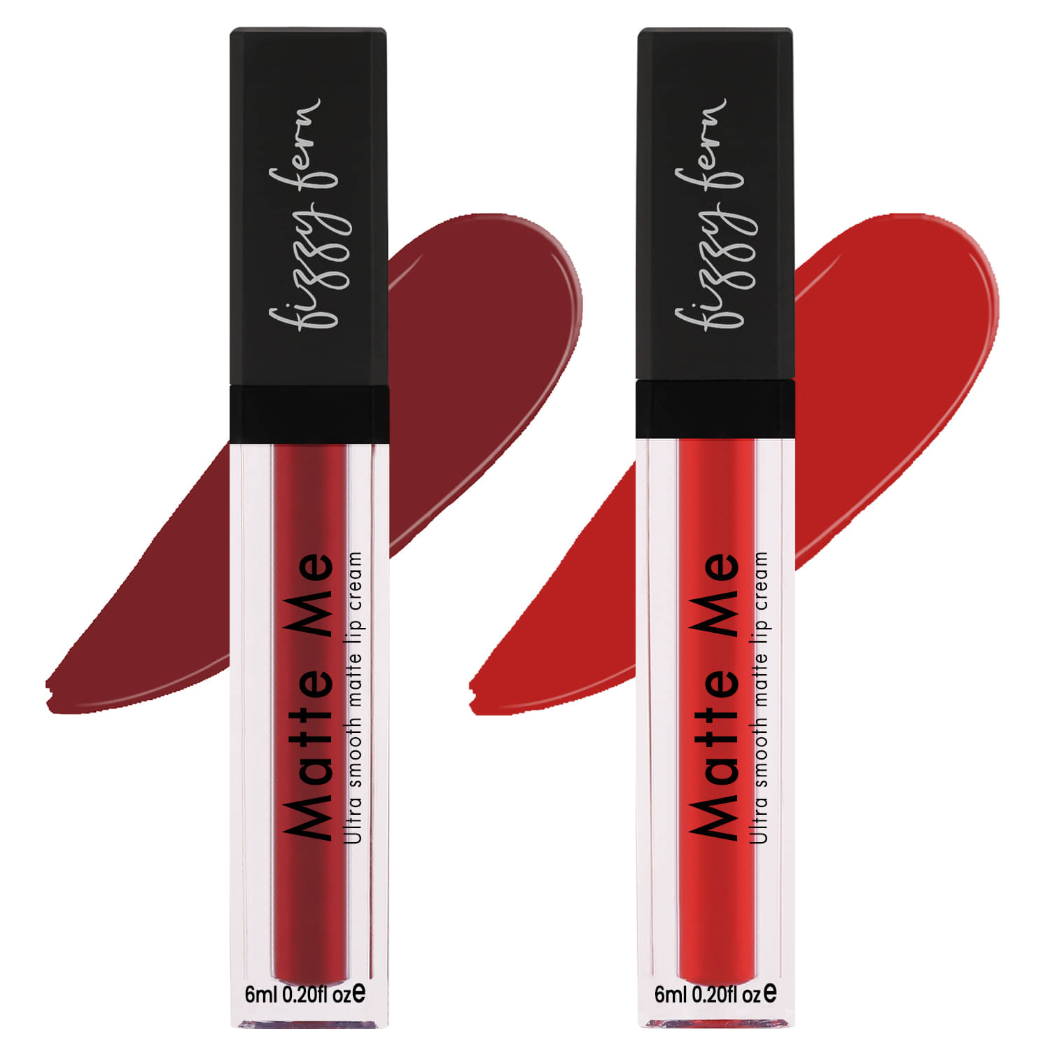 Fizzy Fern Long Lasting Matte Liquid Lipstick, Smudge Proof (Raspberry Whisper + Ruby Rose, 12 ml) Fizzy Fern Long Lasting Matte Liquid Lipstick, Smudge Proof (Raspberry Whisper + Ruby Rose, 12 ml)