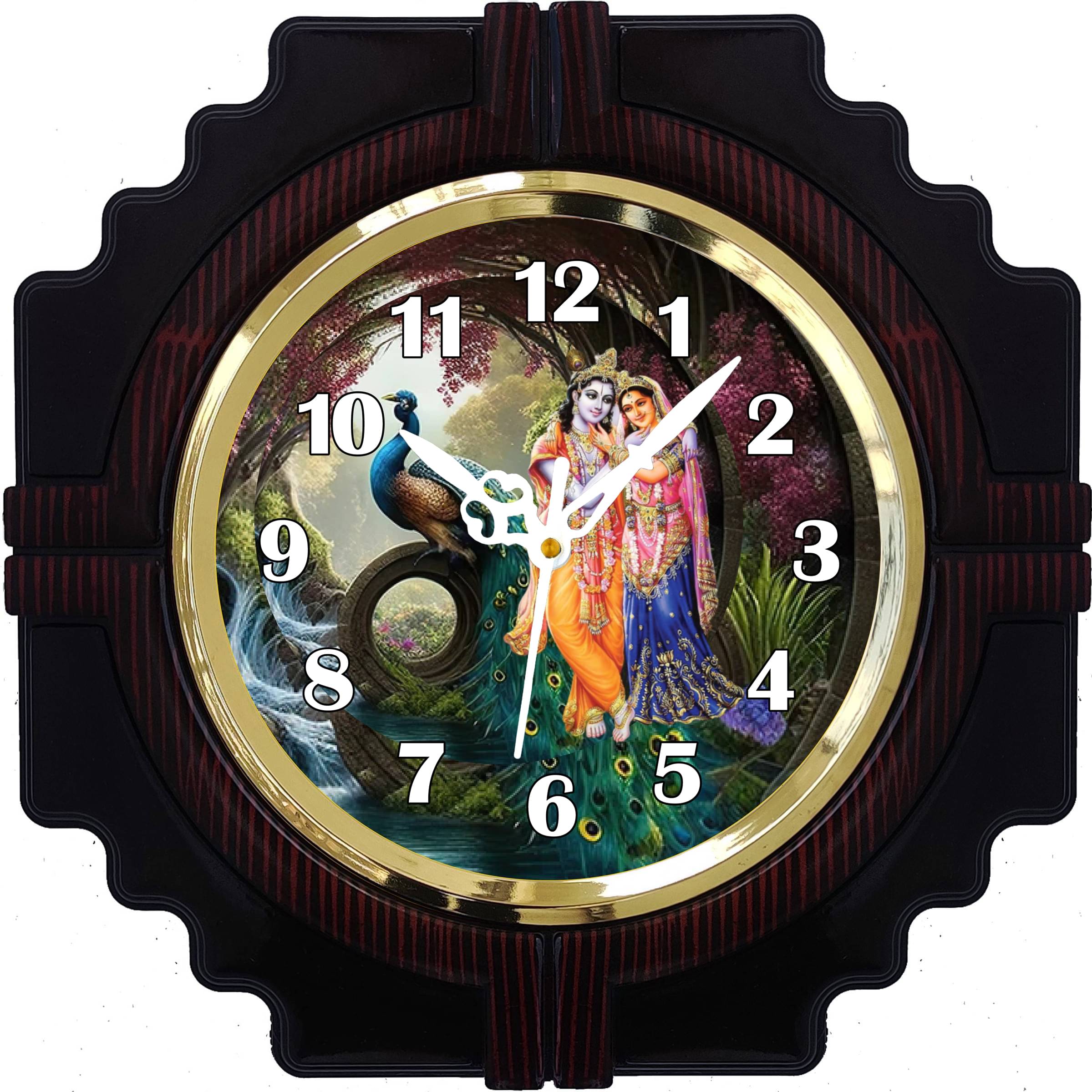     			GrabBasket Assymetric Analog Wall Clock