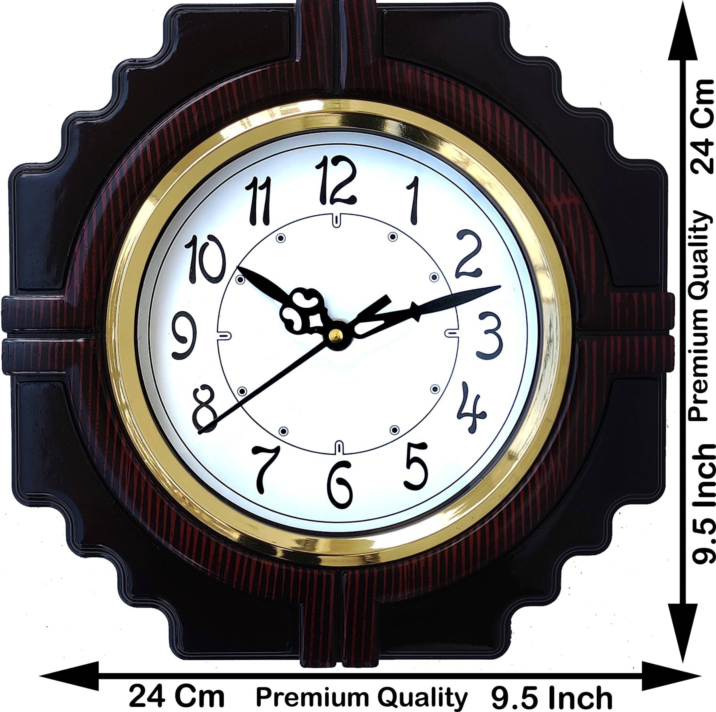     			GrabBasket Assymetric Analog Wall Clock