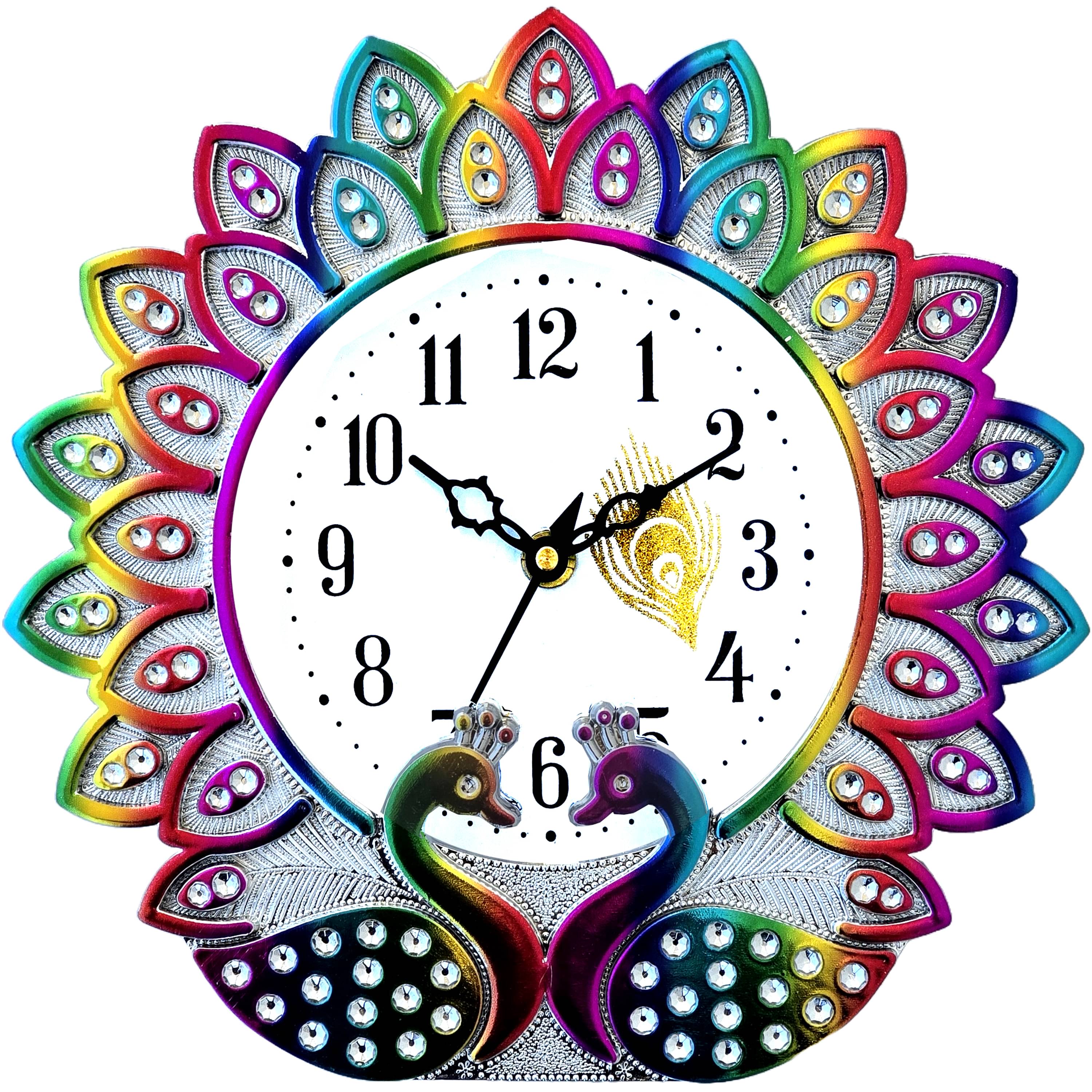     			GrabBasket Assymetric Analog Wall Clock