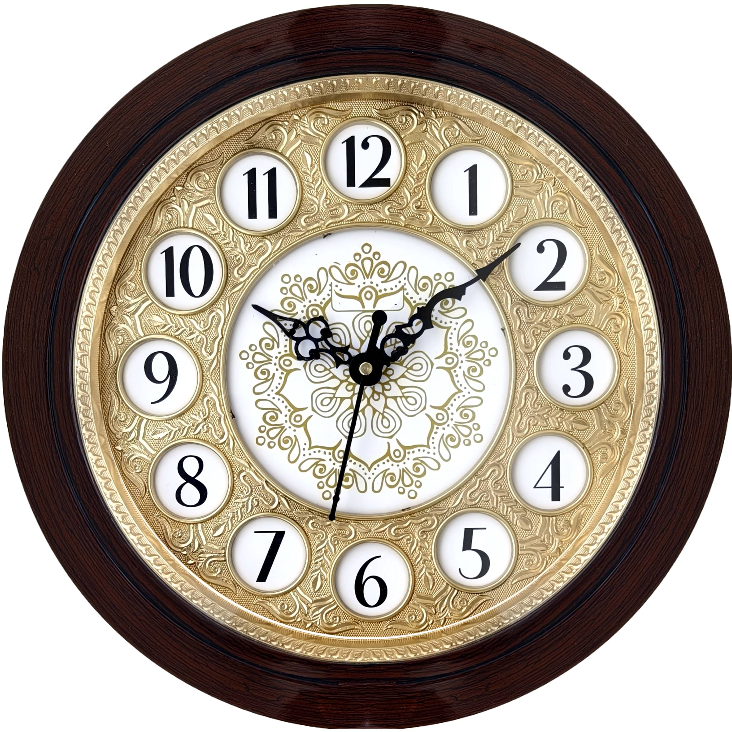     			GrabBasket Circular Analog Wall Clock