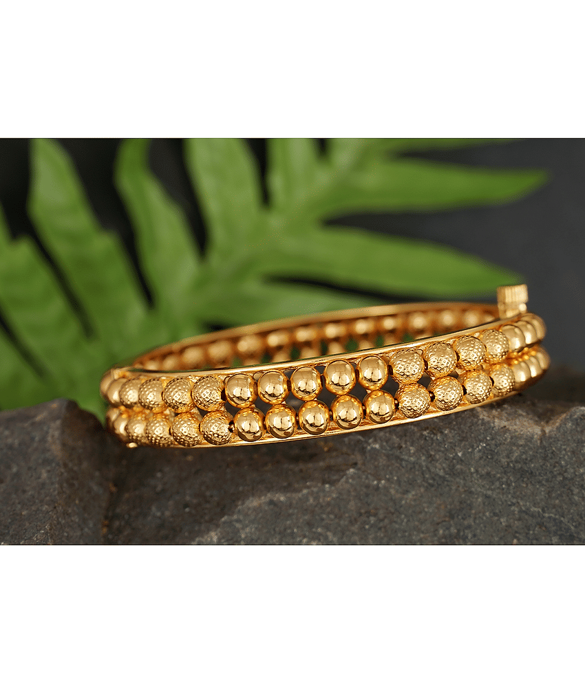 JFL - Jewellery For Less Gold Kada ( Pack of 1 ) - Bangles & Bracelets | Buy online on ZillyBuy
