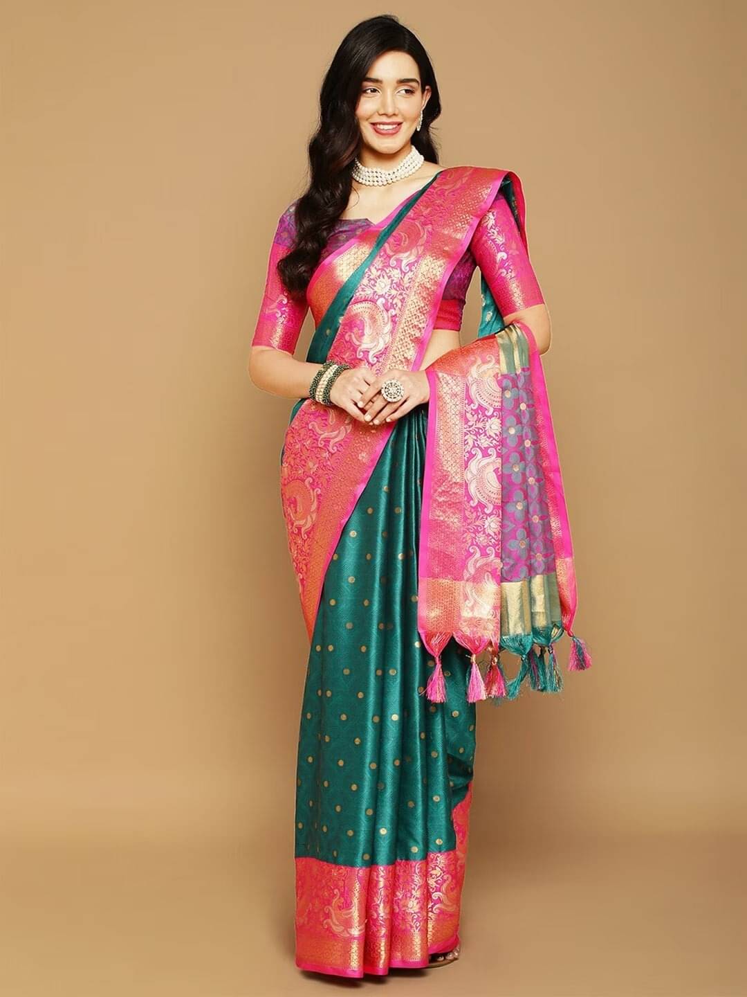 JIHANA FAB Organza Woven Saree With Unstitched Blouse Piece ( Blue ) JIHANA FAB Organza Woven Saree With Unstitched Blouse Piece ( Blue )