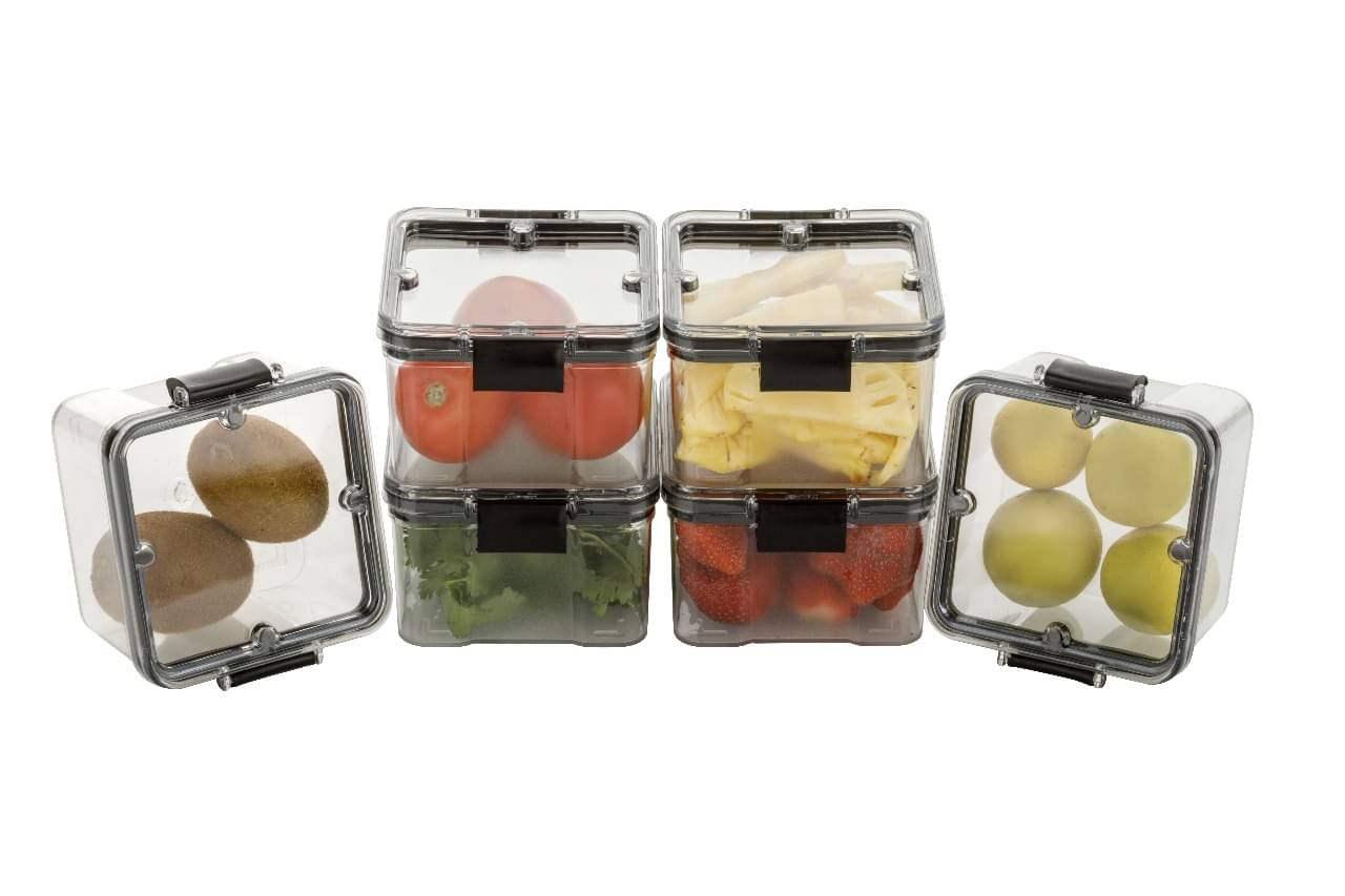     			NCMART Lock and Lock PET Transparent Spice Container ( Set of 6 )