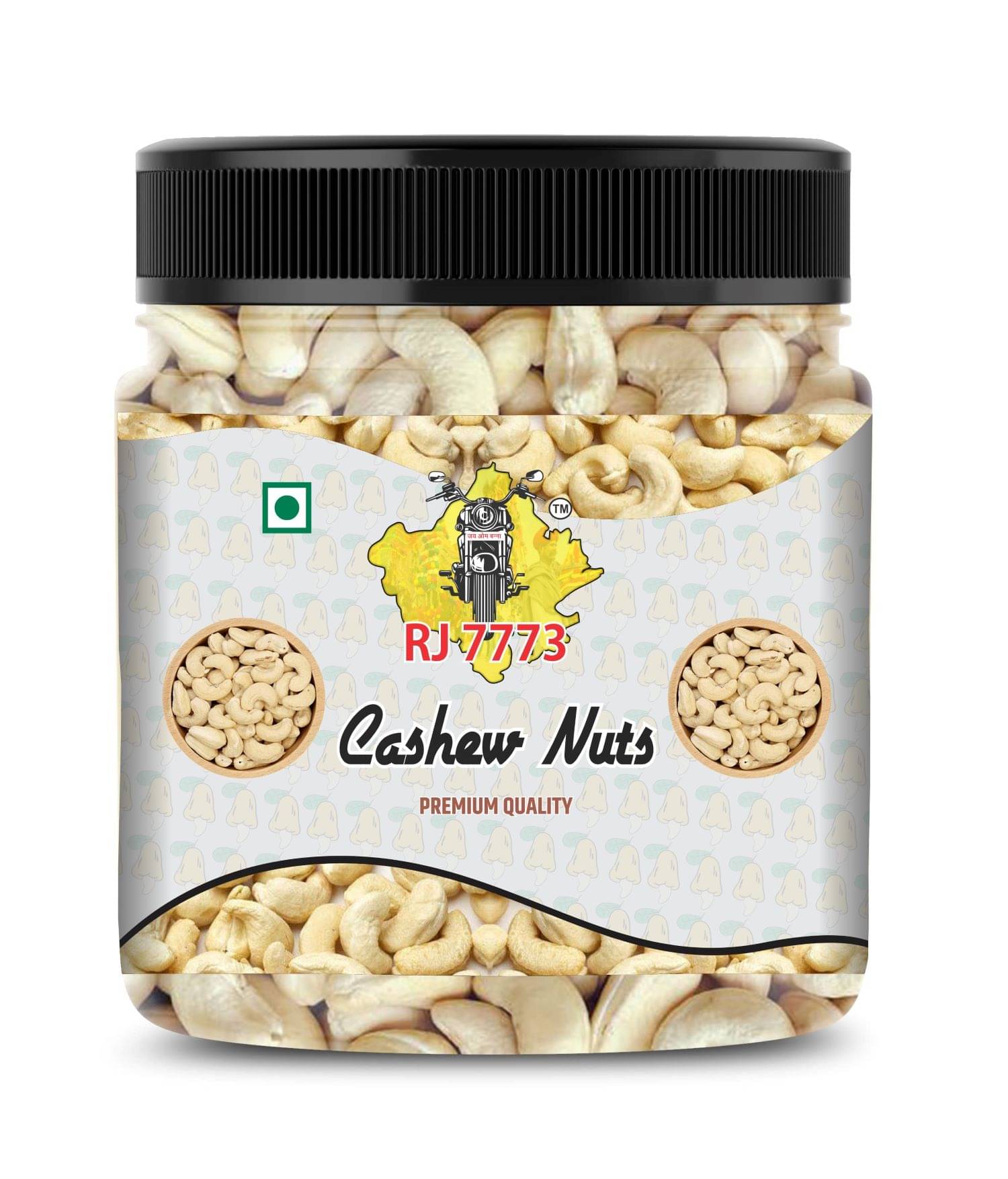 RJ7773 Cashew nut (Kaju) 100% Natural Premium Whole Cashews 1kg     			RJ7773 Cashew nut (Kaju) 100% Natural Premium Whole Cashews 1kg