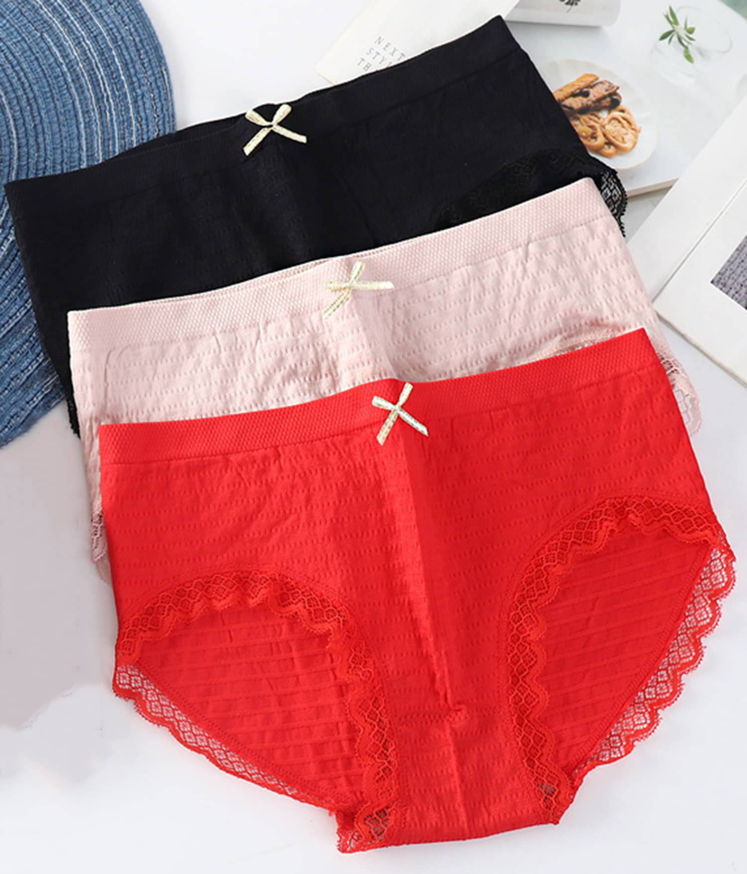 3Mads Pack of 3 Nylon Hipster For Women ( Multicolor6 ) 3Mads Pack of 3 Nylon Hipster For Women ( Multicolor6 )