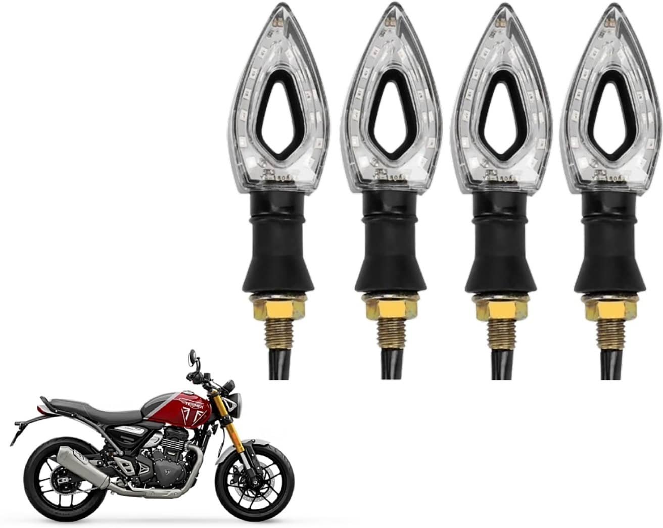 AKSMIT Front Bike Indicator For Two Wheelers